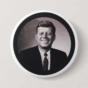 President John F. Kennedy 7.5 Cm Round Badge