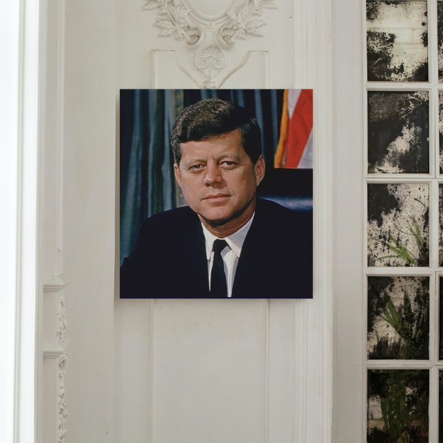 President John F. Kennedy Canvas Print (President John F. Kennedy Canvas Print)