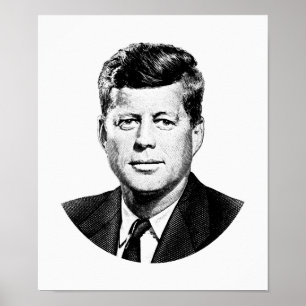 President John F. Kennedy Graphic Poster