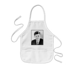President John F Kennedy Portrait Kids' Apron