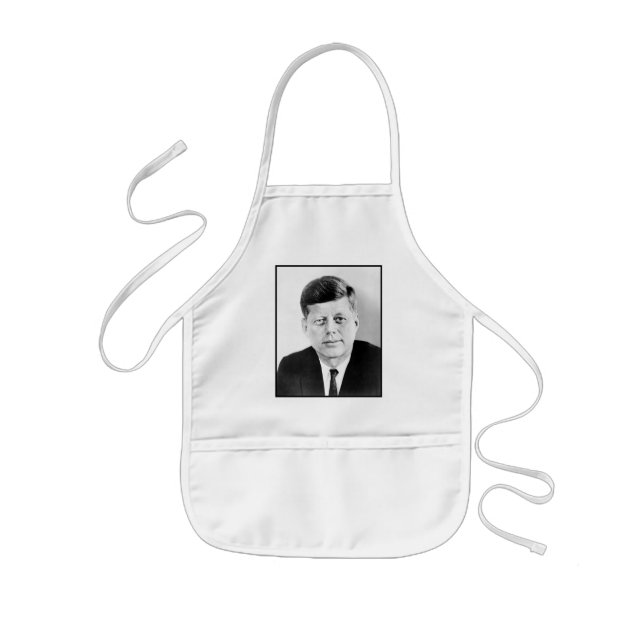President John F Kennedy Portrait Kids' Apron (Front)