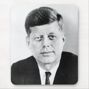 President John F Kennedy Portrait Mouse Pad