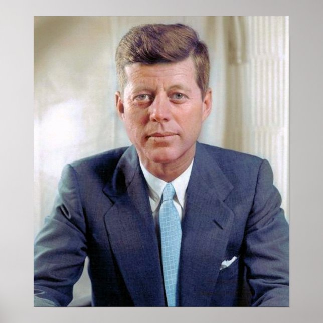 President John Fitzgerald Kennedy Poster (Front)