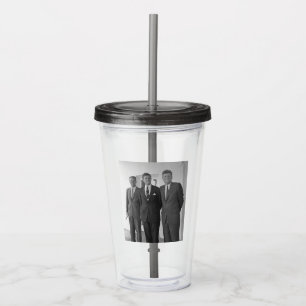 President John Kennedy & Brothers American Camelot Acrylic Tumbler