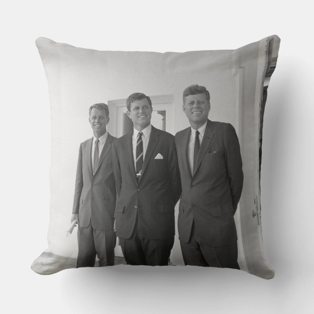 President John Kennedy & Brothers American Camelot Cushion (Front)