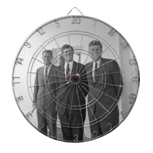 President John Kennedy & Brothers American Camelot Dartboard