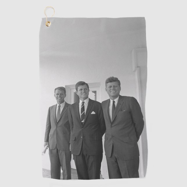 President John Kennedy & Brothers American Camelot Golf Towel (Front)