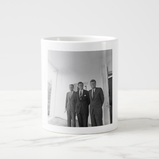 President John Kennedy & Brothers American Camelot Large Coffee Mug (Front)
