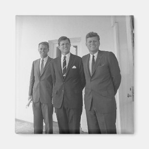 President John Kennedy & Brothers American Camelot Magnet