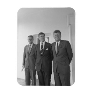 President John Kennedy & Brothers American Camelot Magnet