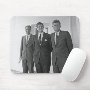 President John Kennedy & Brothers American Camelot Mouse Mat