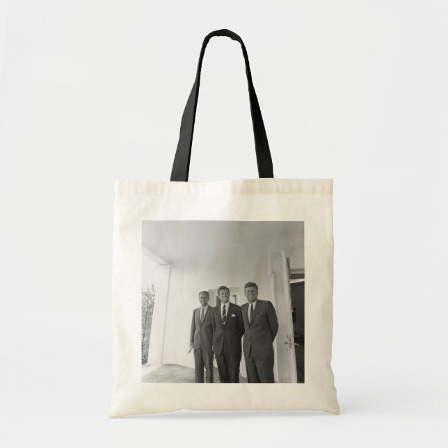 President John Kennedy & Brothers American Camelot Tote Bag (Front)