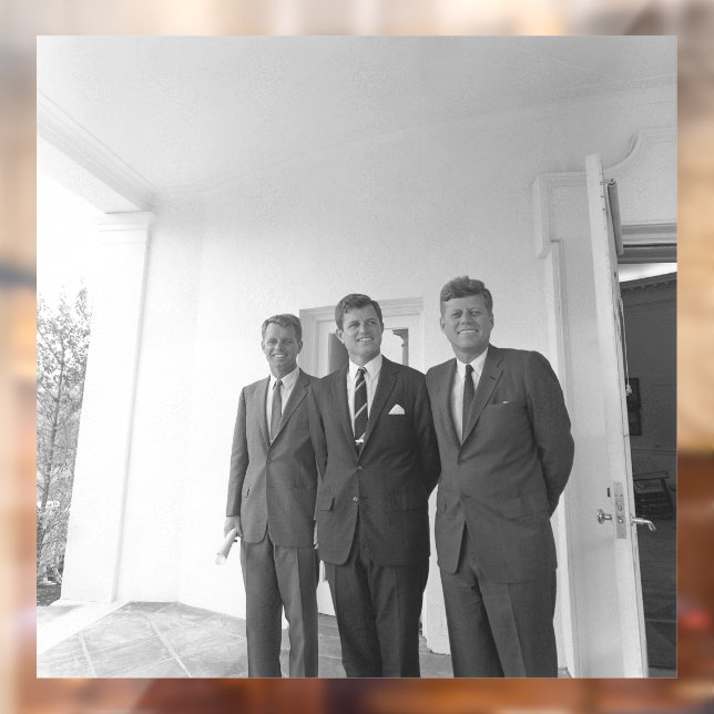President John Kennedy & Brothers American Camelot Window Cling (Sheet 2)