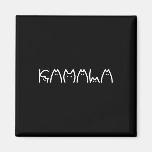 President Kamala 2024 Kamala Cat Letter Font Desig Magnet