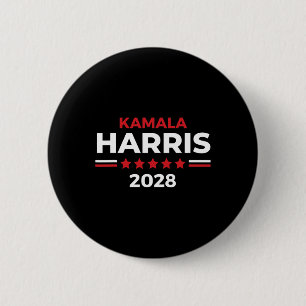 President Kamala Harris For President 2028 6 Cm Round Badge