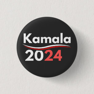 president kamala harris, president harris 3 cm round badge