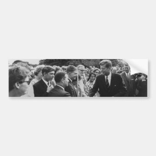 President Kennedy Greets Peace Corps Volunteers Bumper Sticker