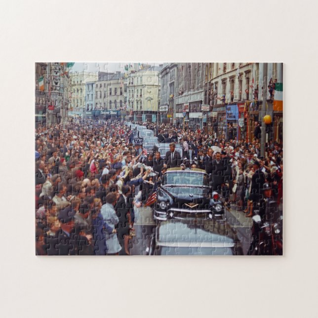 President Kennedy visits Ireland. Jigsaw Puzzle (Horizontal)