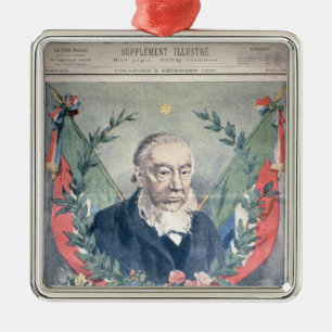 President Kruger front cover Metal Tree Decoration
