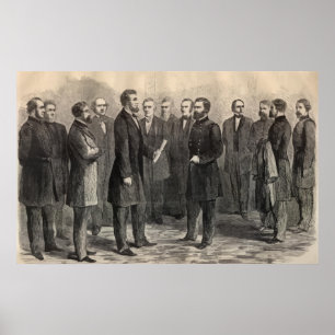 President Lincoln and General Grant Poster