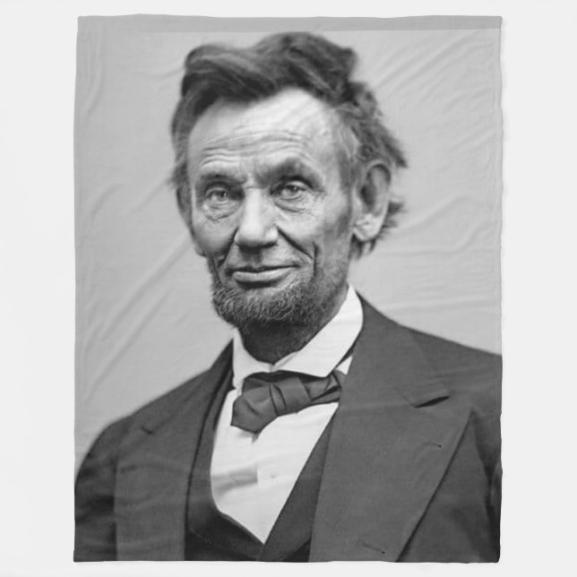 PRESIDENT LINCOLN FLEECE BLANKET (Front)