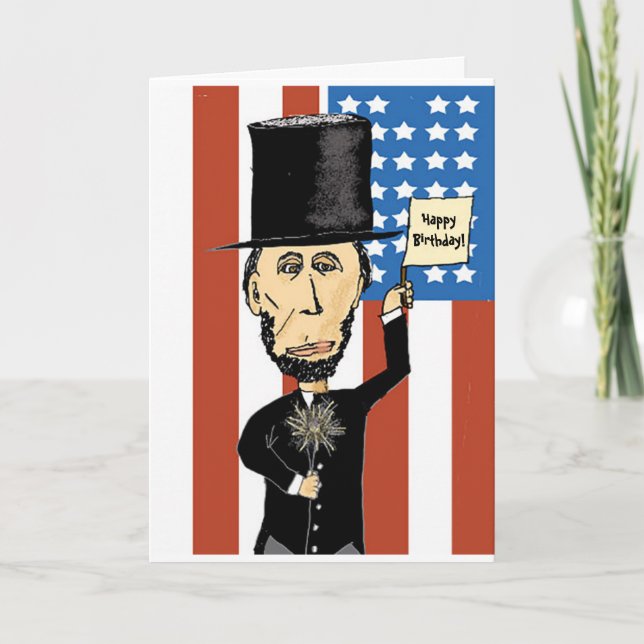 President Lincoln Greeting Card w/ enevelopes (Front)