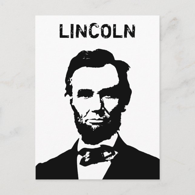 President Lincoln Postcard (Front)