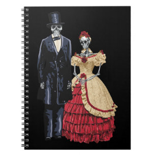 President Lincoln Skeleton, Halloween Skeleton Notebook