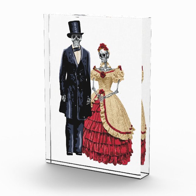 President Lincoln Skeleton, Halloween Skeleton Photo Block (Right)