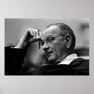 President Lyndon Johnson Poster