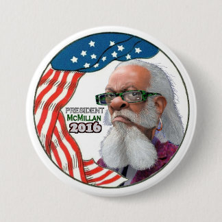 President McMillan 2016 7.5 Cm Round Badge