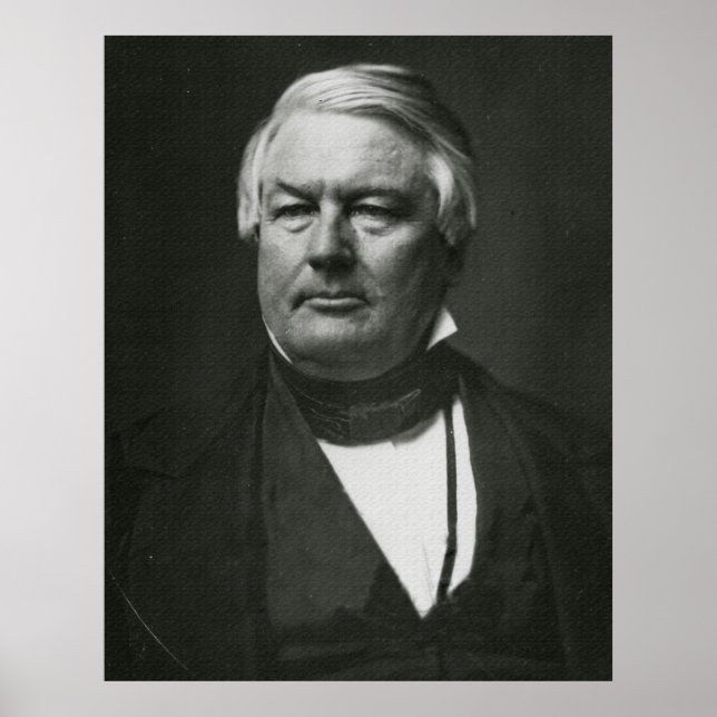PRESIDENT MILLARD FILLMORE Daguerreotype Print (Front)