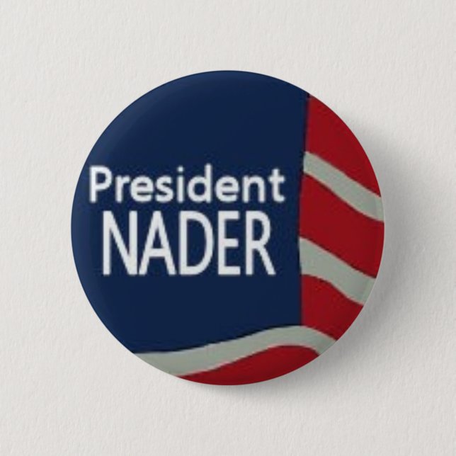 President Nader Flag Pin (Front)