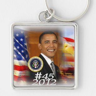 President Obama 2012 Campaign Launch Key Ring