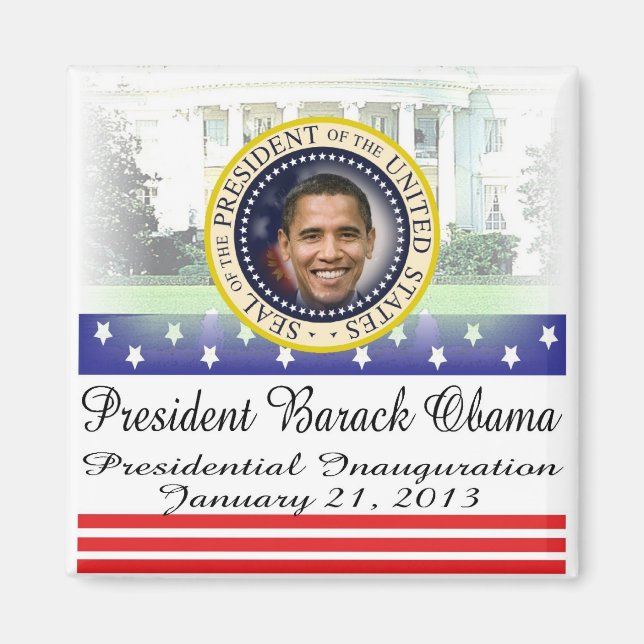 President Obama 2012 Re-election Magnet (Front)