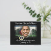 PRESIDENT OBAMA 2013 Inauguration Postcard (Standing Front)