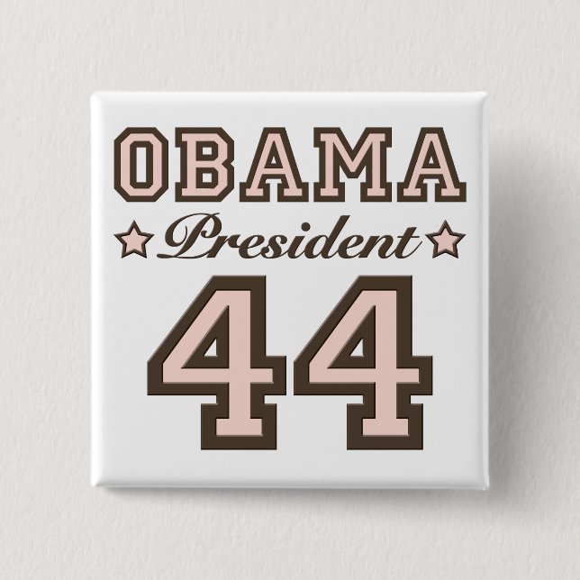 President Obama 44 Button (Front)