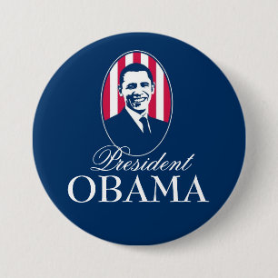 President Obama 7.5 Cm Round Badge