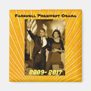 President Obama and First Lady Michelle Obama Magnet