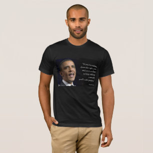 President Obama And "Make Progress" Quote T-Shirt