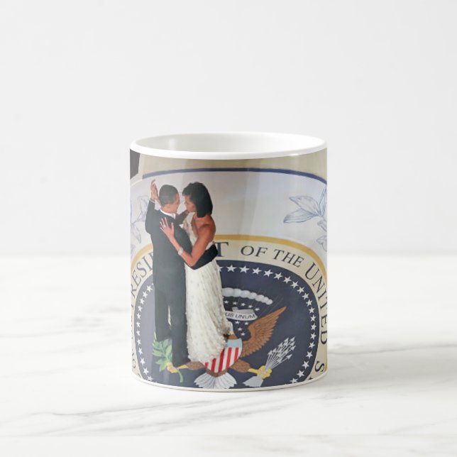 President Obama and Michelle dance Inaugural Ball Coffee Mug (Center)