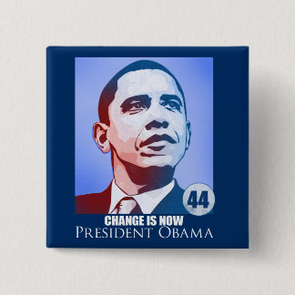 President Obama, Change is Now Button