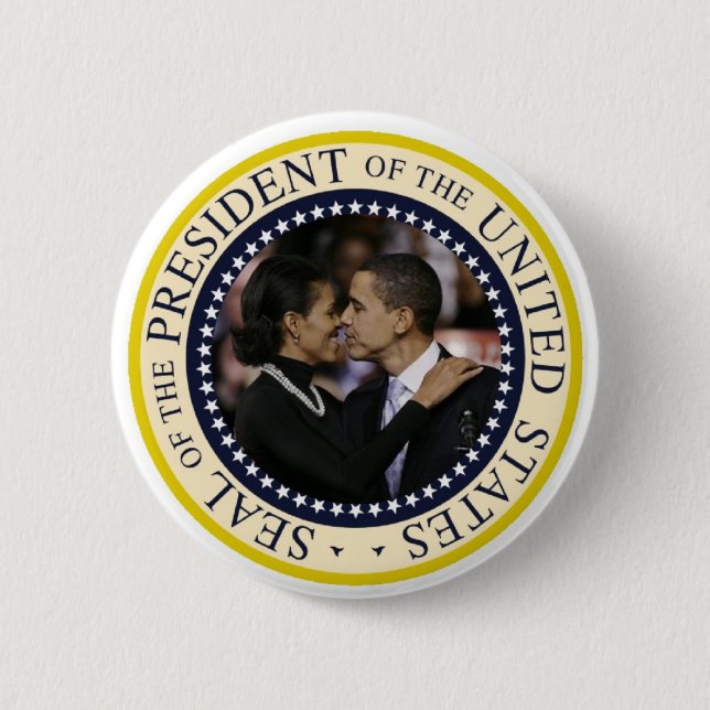 President Obama Commemorative Button (Front)