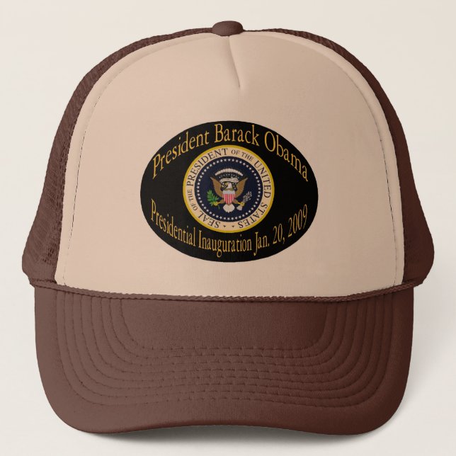 President Obama Commemorative Inauguration Trucker Hat (Front)