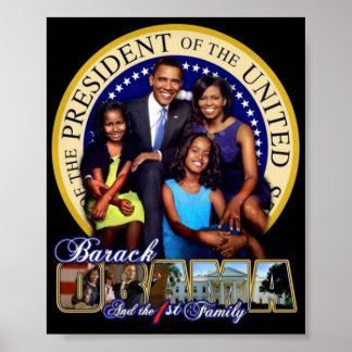President Obama Family Poster
