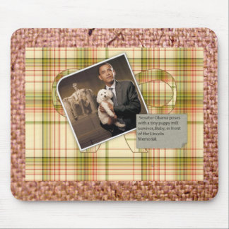 President Obama HIS STORY SCRAPBOOK Mouse Mat