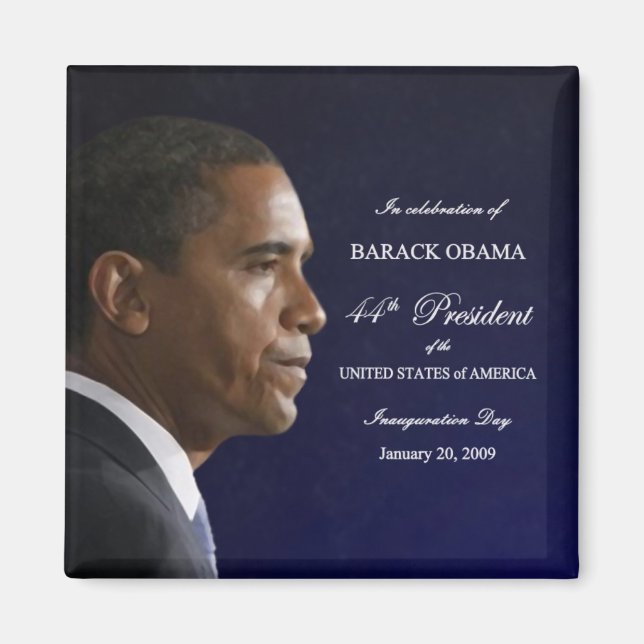 President Obama Inauguration Celebration Magnet (Front)