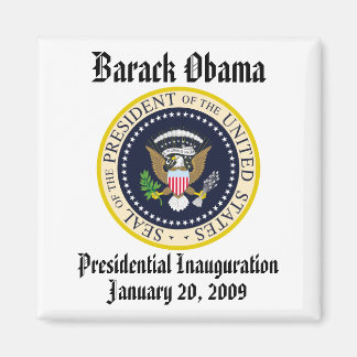 PRESIDENT OBAMA Inauguration Commemorative Magnet