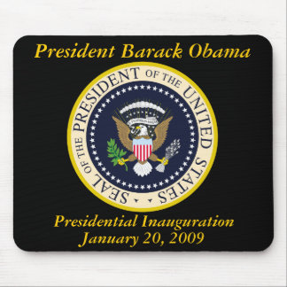 PRESIDENT OBAMA Inauguration Commemorative Mouse Mat