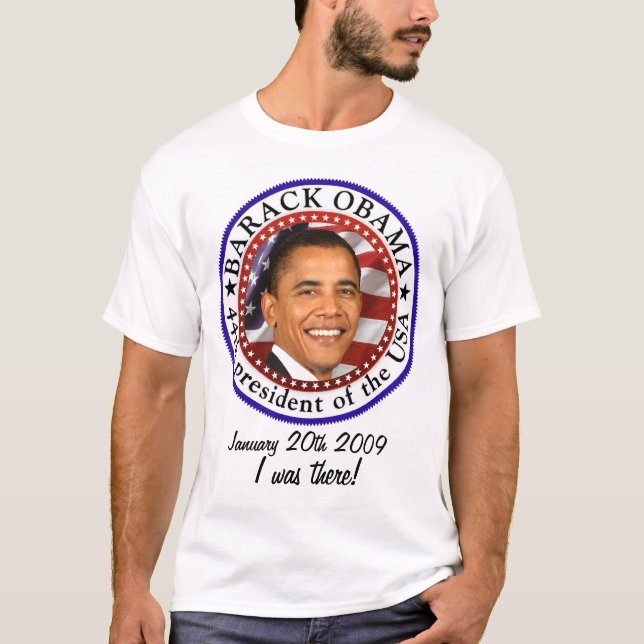 President Obama Inauguration Day T-Shirt (Front)